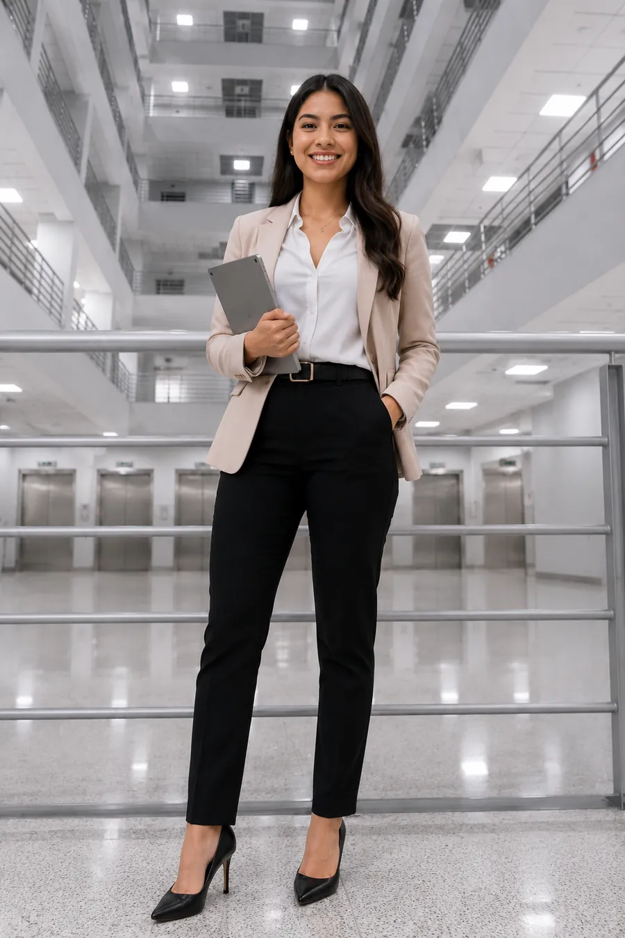 Profesional en un entorno corporativo moderno